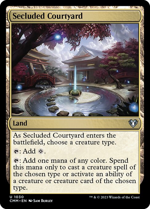 Secluded Courtyard card art