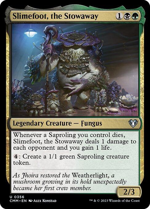 Slimefoot, the Stowaway card art