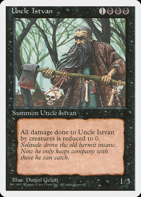 Uncle Istvan card art