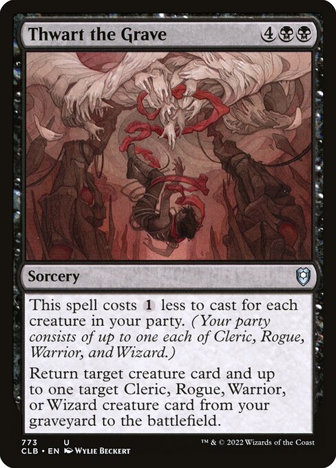 Thwart the Grave card art