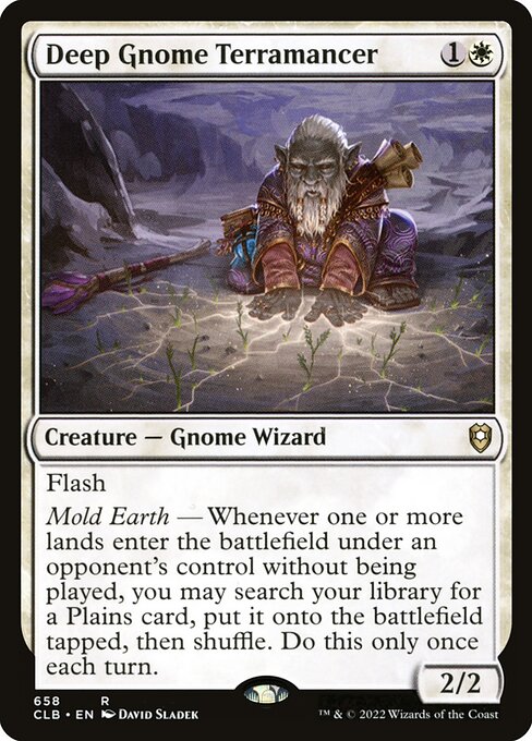 Deep Gnome Terramancer card art