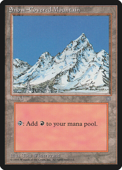 Snow-Covered Mountain card art
