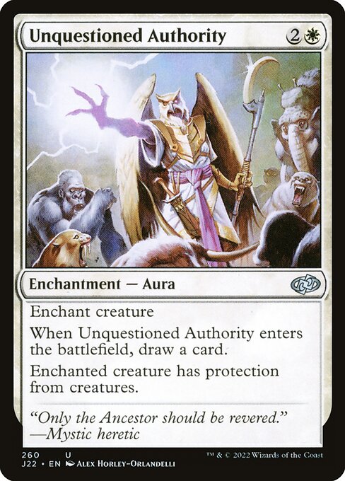 Unquestioned Authority card art