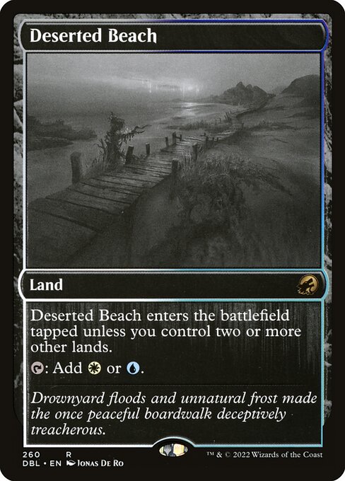 Deserted Beach card art