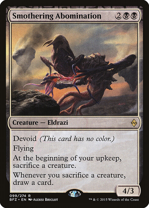 Smothering Abomination card art