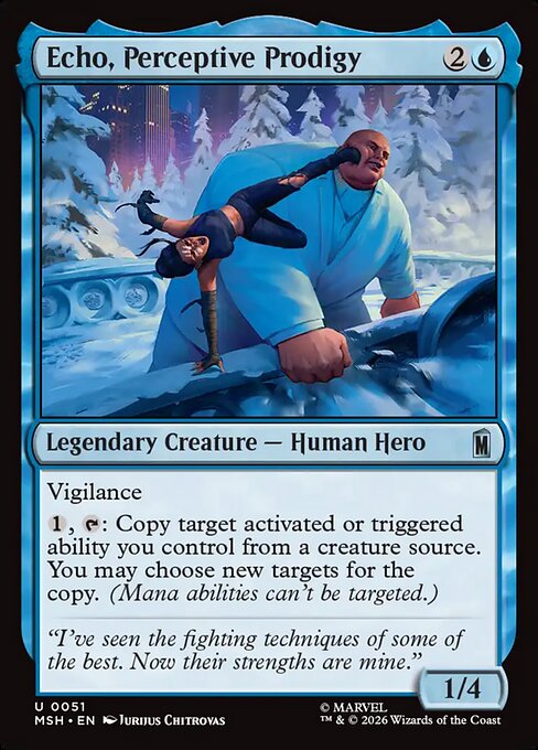 Echo, Perceptive Prodigy card art