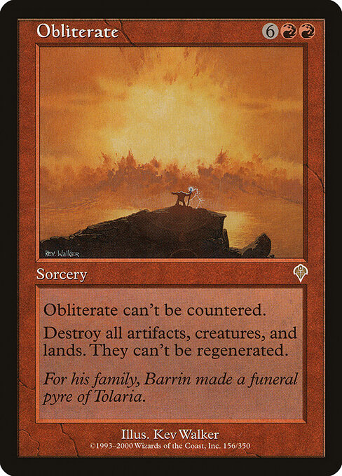 Obliterate card art