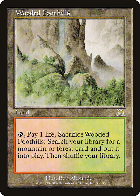 Wooded Foothills card art