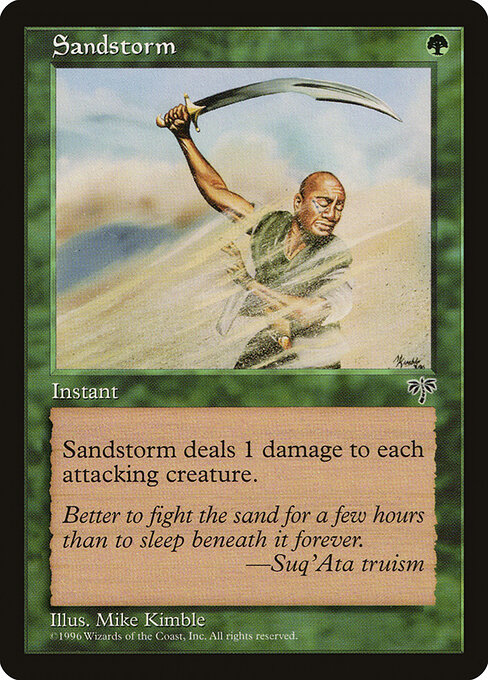 Sandstorm card art