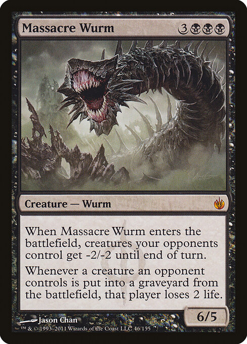 Massacre Wurm card art