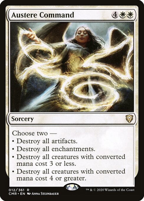 Austere Command card art