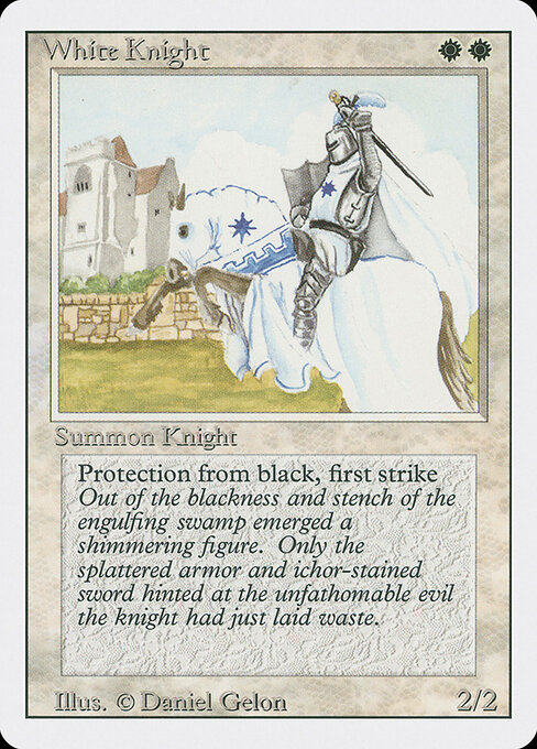 White Knight card art