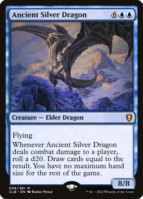 Ancient Silver Dragon card art