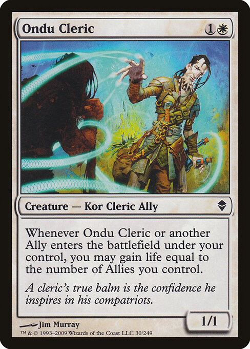 Ondu Cleric card art