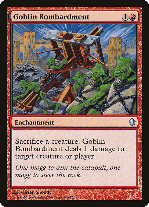 Goblin Bombardment card art