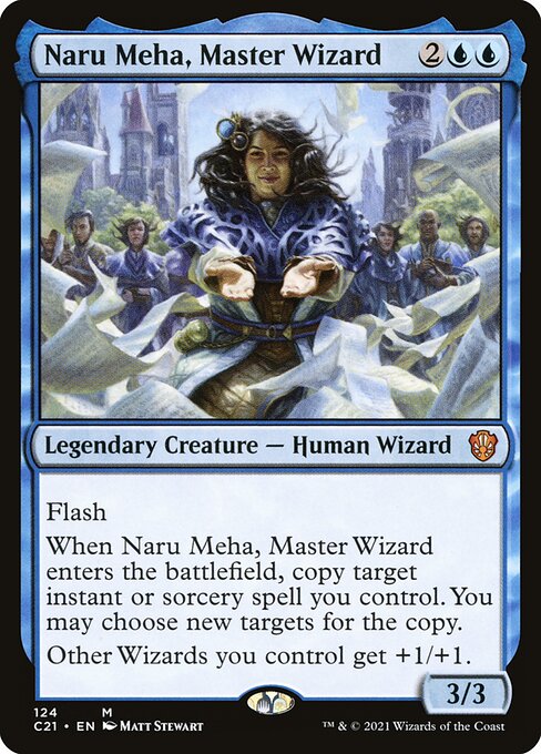 Naru Meha, Master Wizard card art