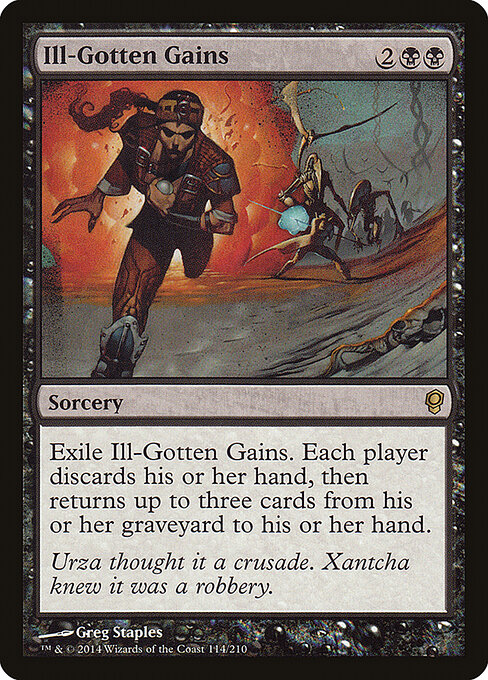 Ill-Gotten Gains card art