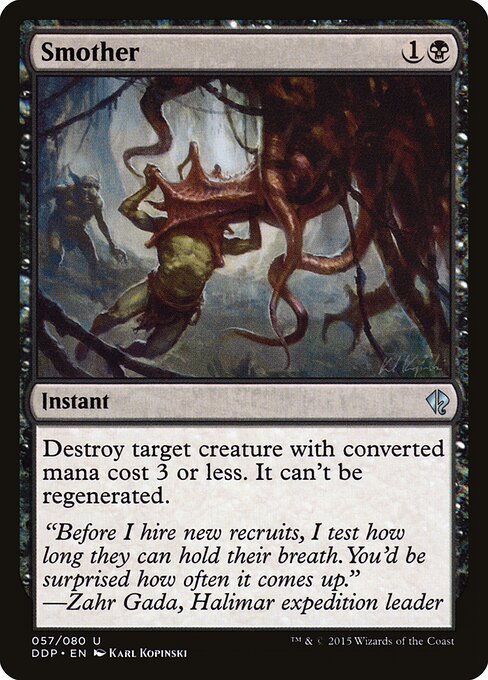 Smother card art