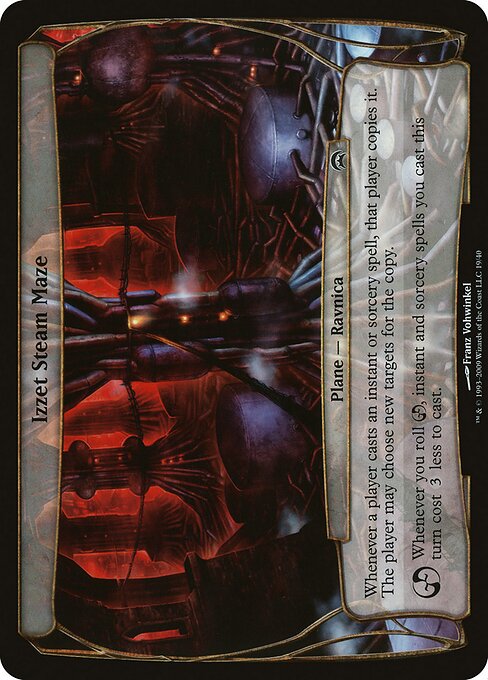 Izzet Steam Maze (Planechase) card art