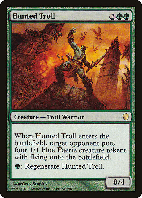 Hunted Troll card art