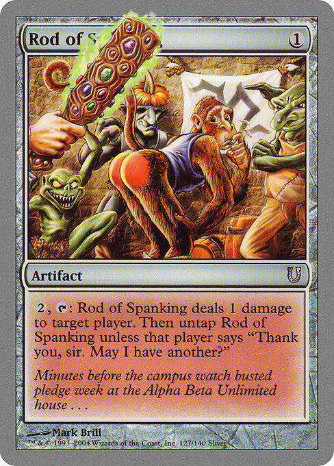 Rod of Spanking card art