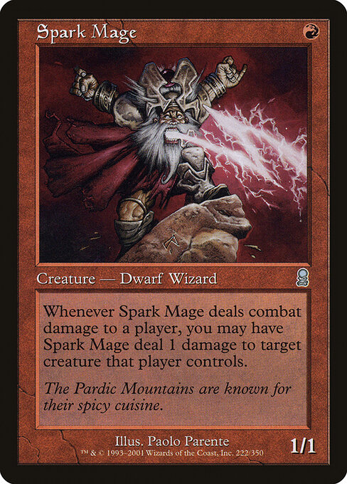 Spark Mage card art