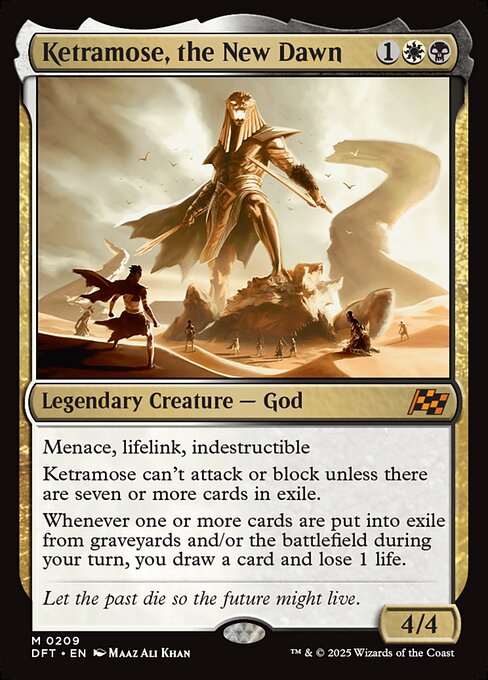 Ketramose, the New Dawn card art
