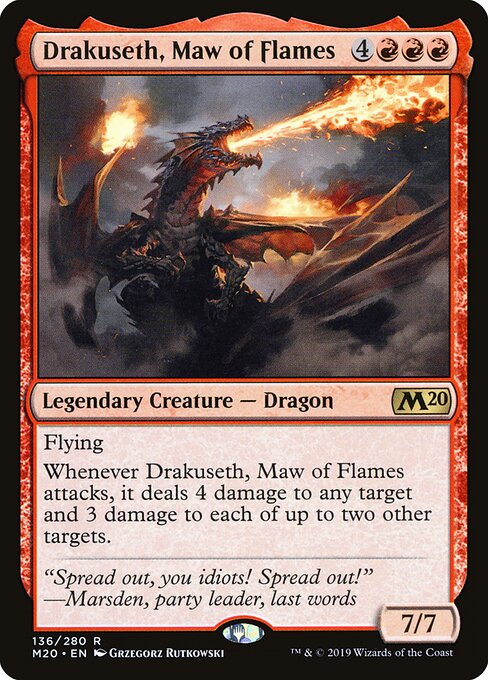 Drakuseth, Maw of Flames card art