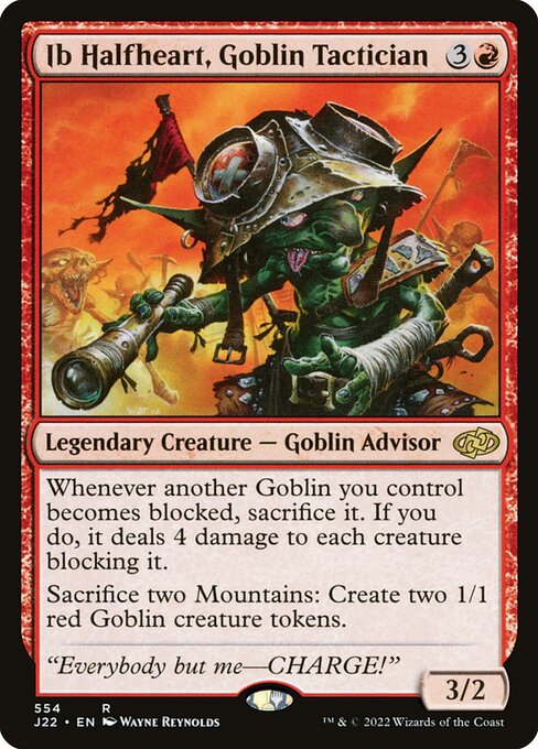 Ib Halfheart, Goblin Tactician card art