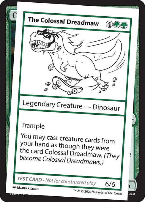 The Colossal Dreadmaw card art