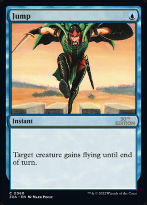 Jump card art
