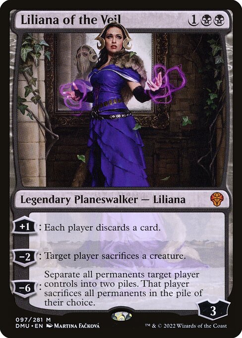 Liliana of the Veil card art