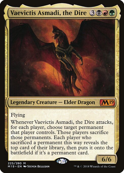 Vaevictis Asmadi, the Dire card art