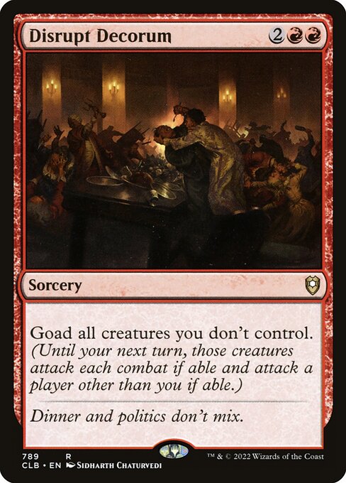 Disrupt Decorum card art