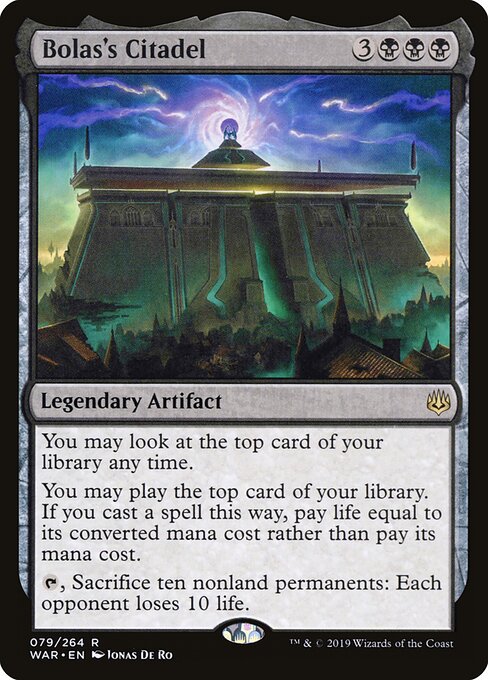 Bolas's Citadel card art