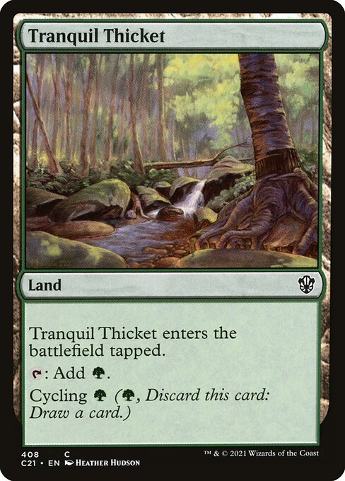 Tranquil Thicket card art