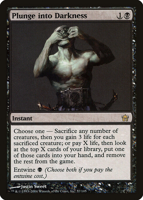Plunge into Darkness card art
