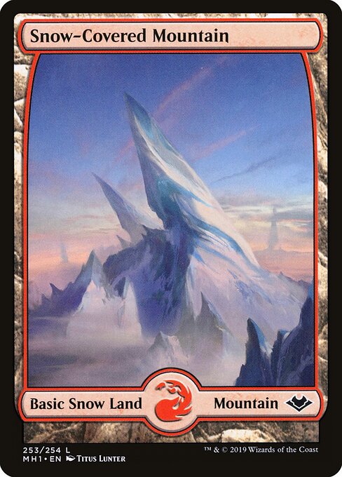 Snow-Covered Mountain card art