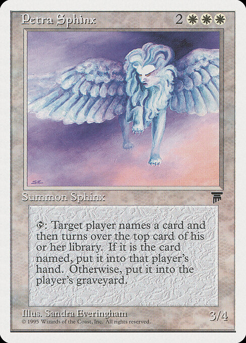 Petra Sphinx card art