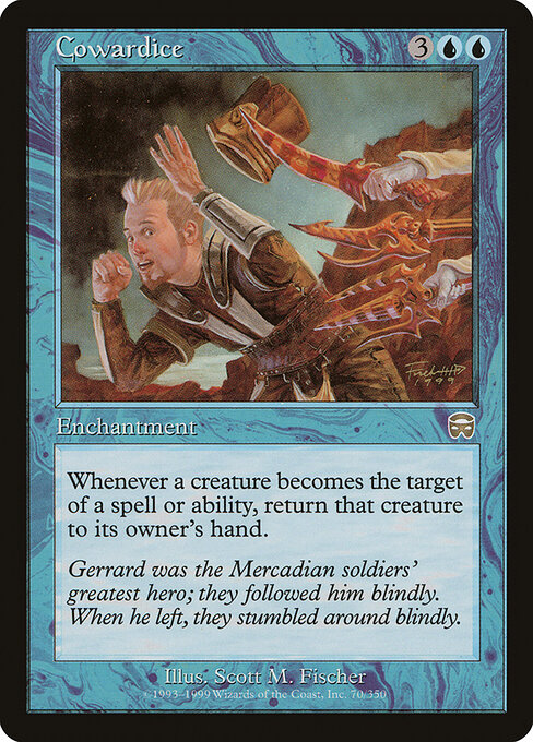 Cowardice card art