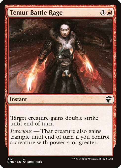 Temur Battle Rage card art