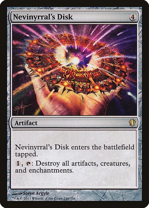 Nevinyrral's Disk card art