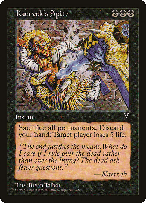 Kaervek's Spite card art