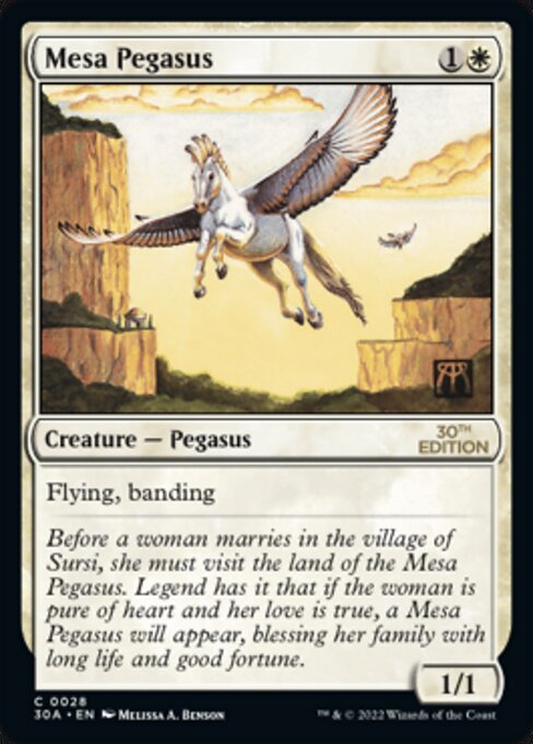 Mesa Pegasus card art
