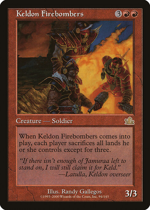 Keldon Firebombers card art
