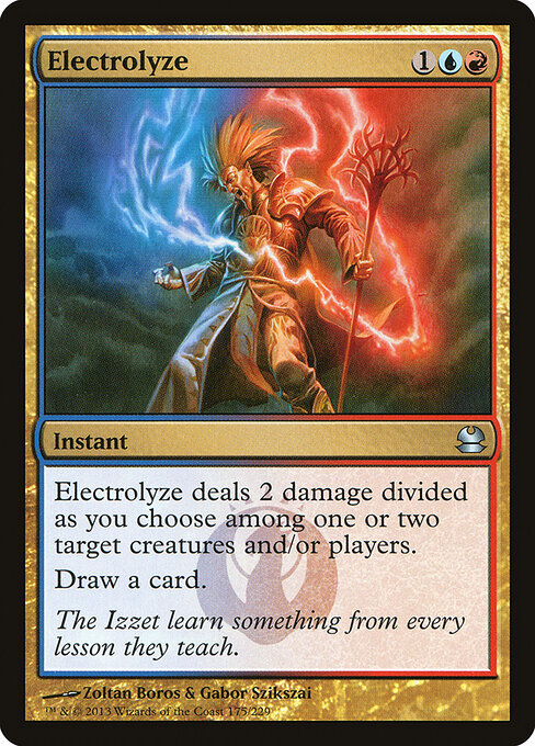 Electrolyze card art