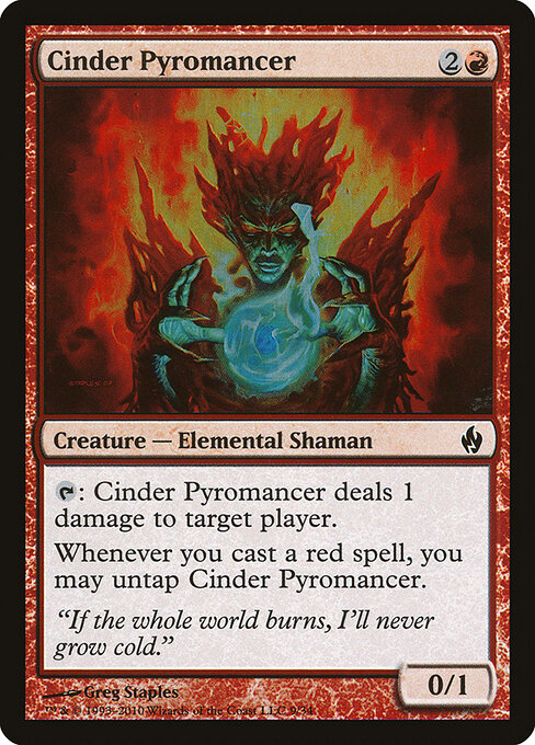 Cinder Pyromancer card art