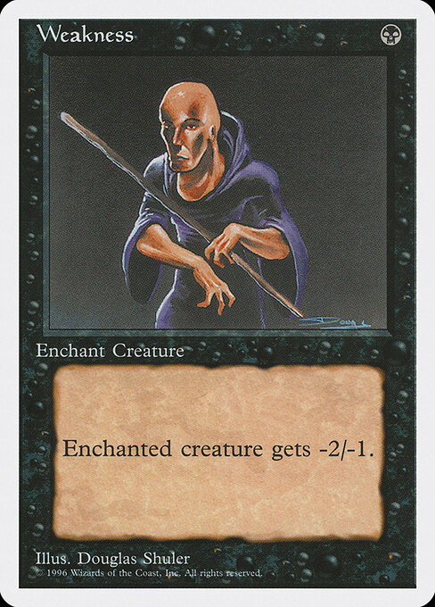 Weakness card art