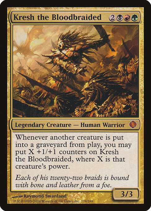 Kresh the Bloodbraided card art