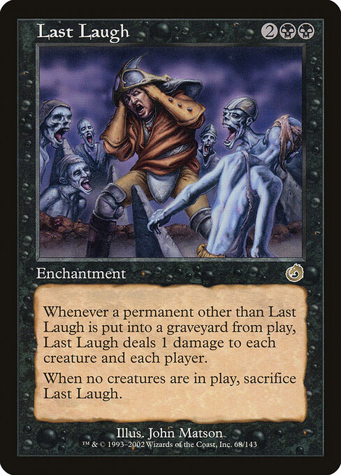 Last Laugh card art